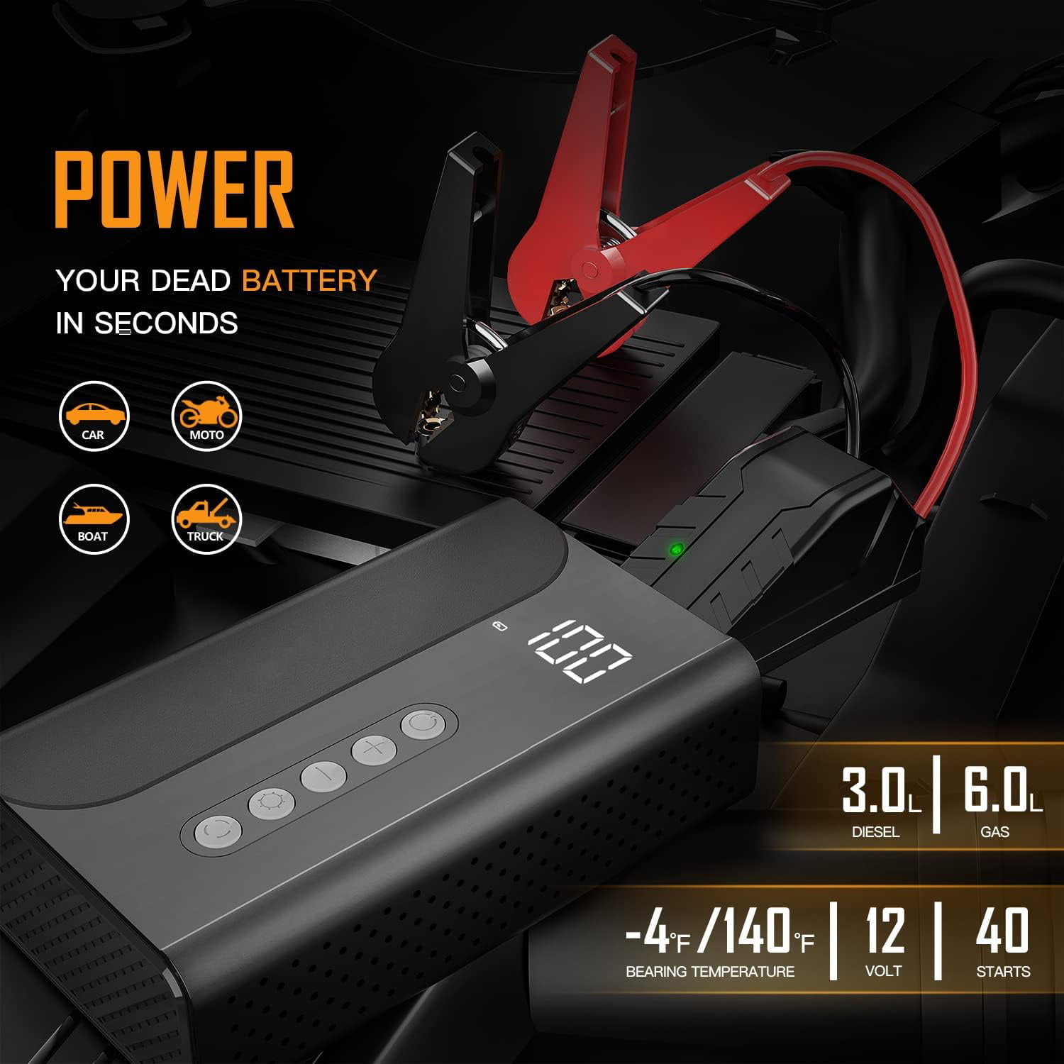 MegaRescue - 4 in 1 Car Emergency Hero | TunedApe