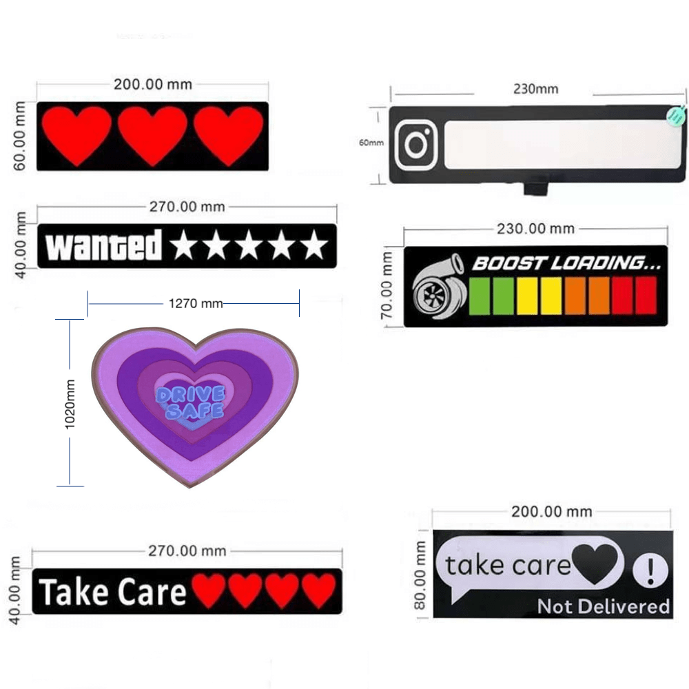 GlowOn – Glowing Car Window Sticker | TunedApe