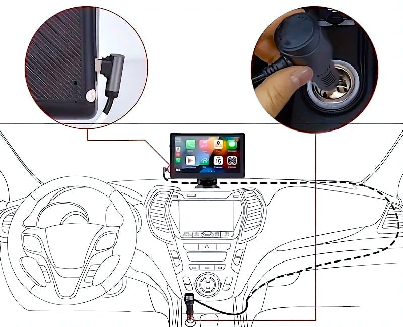 DashDrive – Universal 9 Inch Car Play System | TunedApe